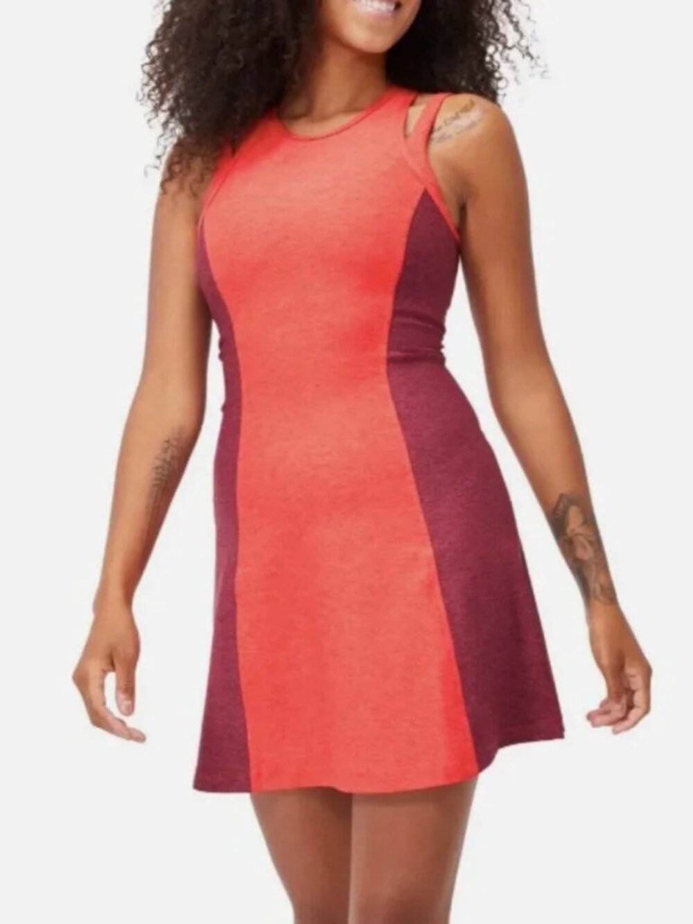 NWT Outdoor Voices Athena Dress in Poppy / Shiraz (Size Small) - 50% OFF!